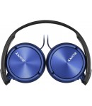 Sony MDR-ZX310APL Wired Headset with Microphone, Blue